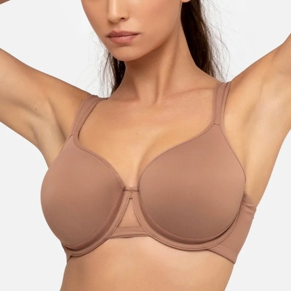 Underoutfit The Underwire Cable Bra Full Coverage Mocha Mousse Womens 40C‎ NEW